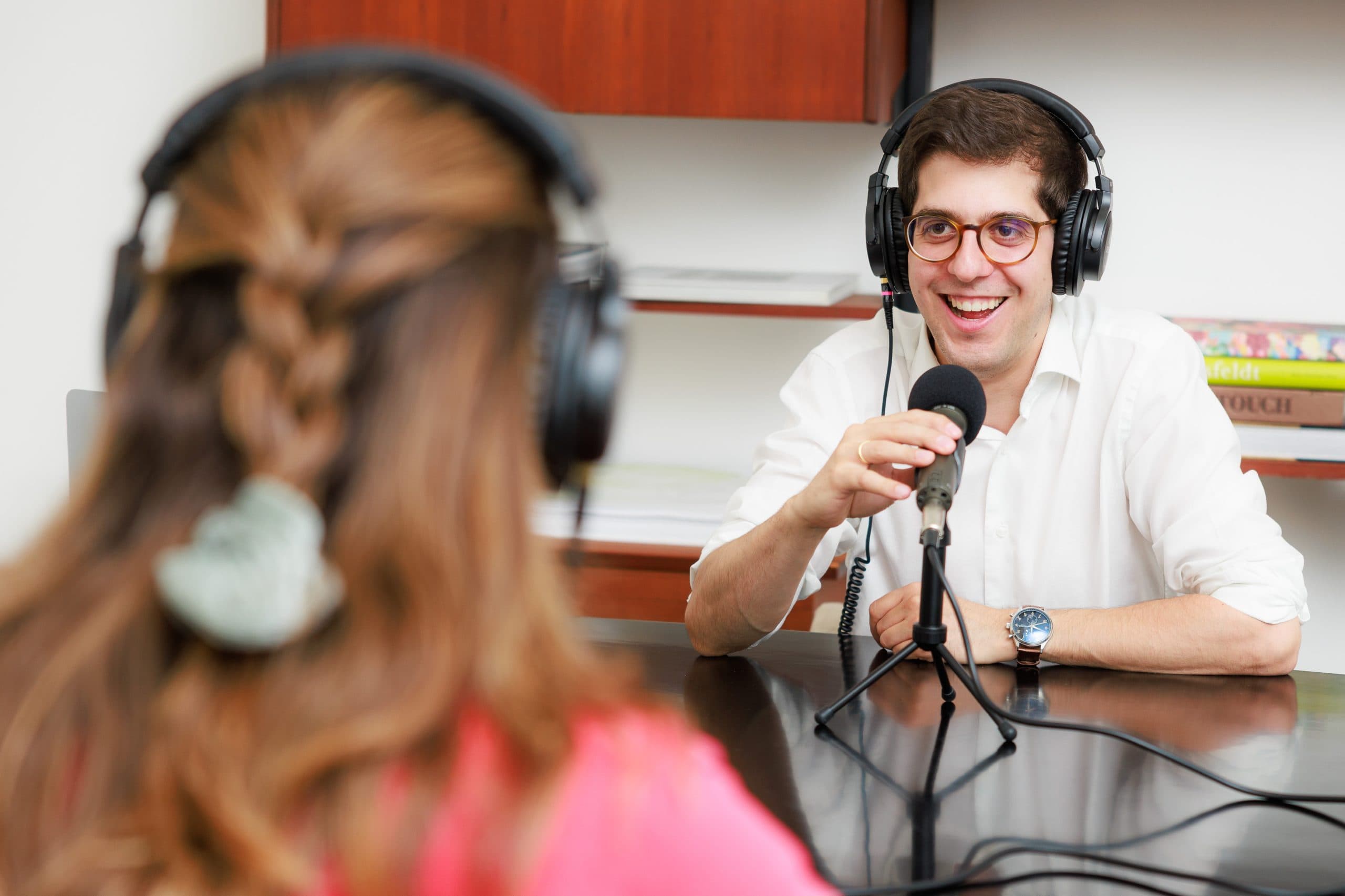 Podcast recorded at a conference